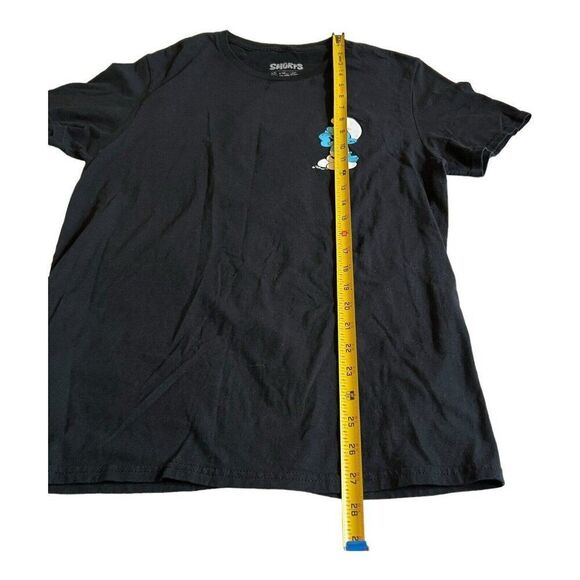 The Smurfs Mushroom Short Sleeve Lazy Sleepy Smurf Cartoon T-Shirt Retro Size M - Picture 6 of 7